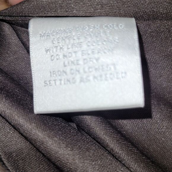 🌴WORTHINGTON BROWN AND WHITE MIDI FLARE SKIRT 14 - Picture 4 of 5